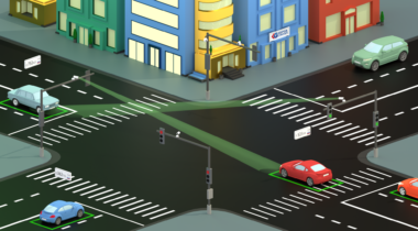 Управление дорожным движением включает в себя контроль за перекрестком, контроль правонарушений и предупреждение столкновений